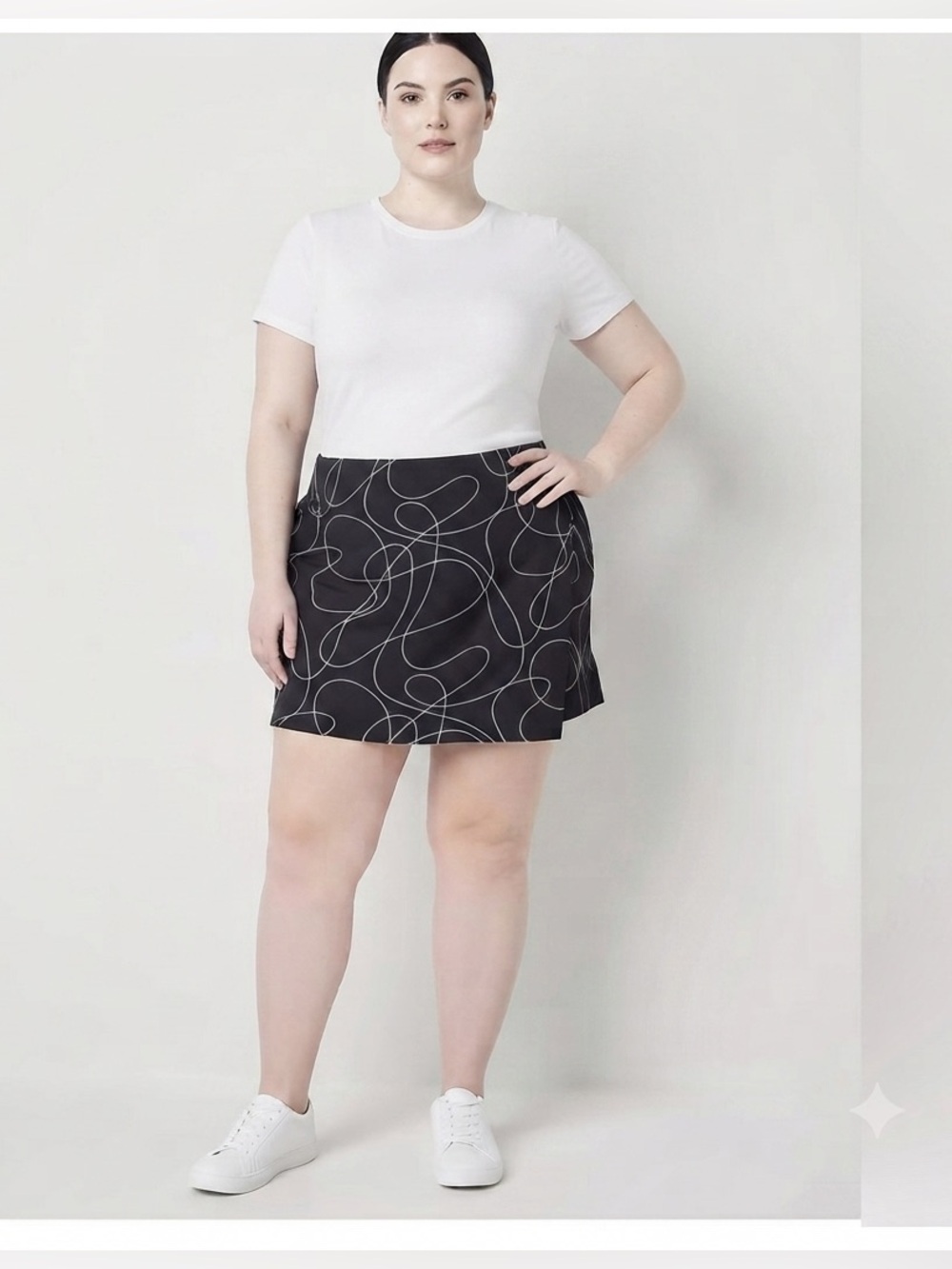 Stylus Womens Mid Rise Skort XXL